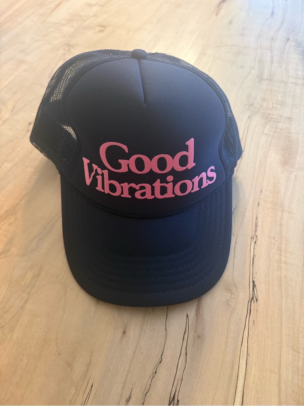 Good Vibrations Navy Blue Trucker Hat - Anthropologie